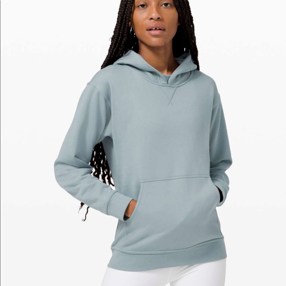Lululemon All Yours Sweatshirt Terry Blue Cast 10